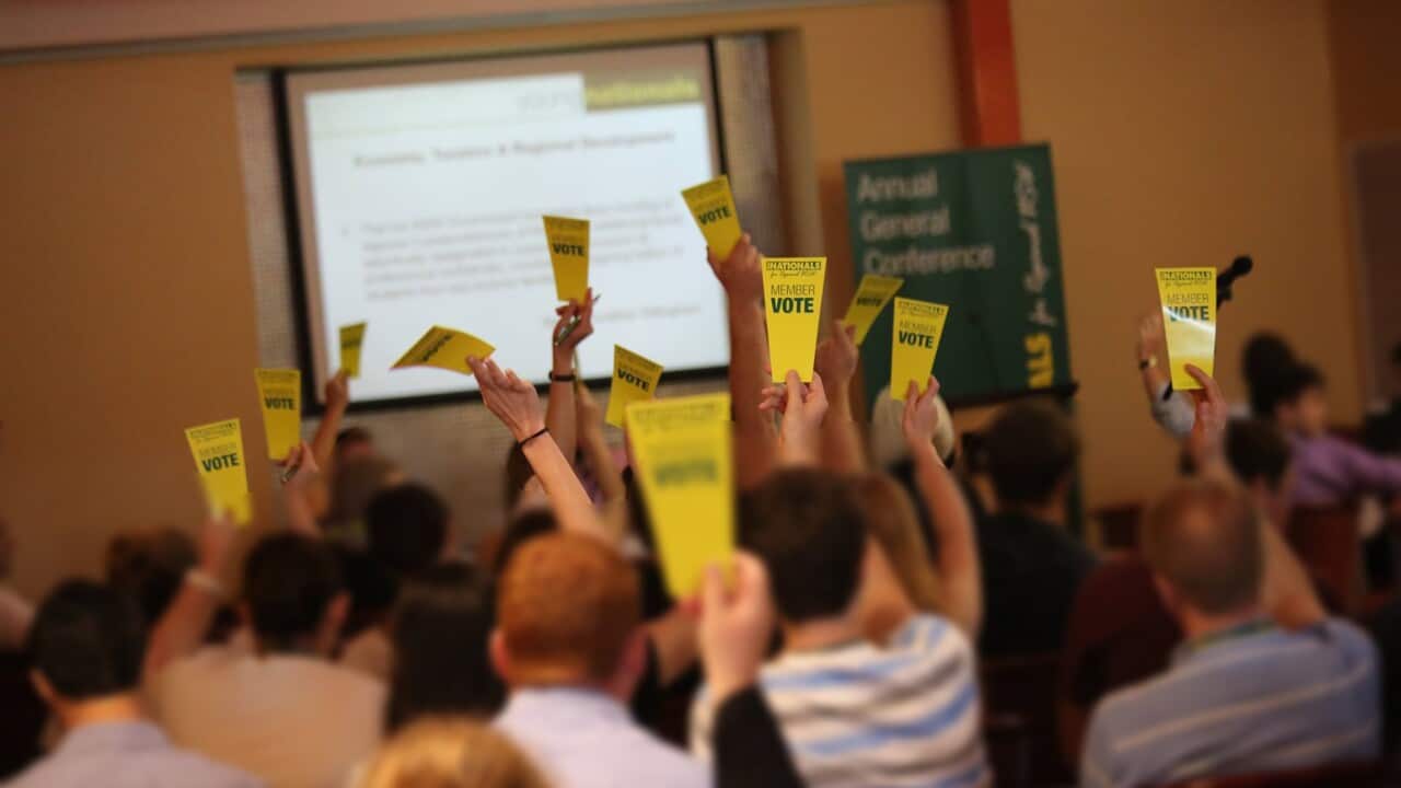 NSW Young Nationals attend conference in 2016.