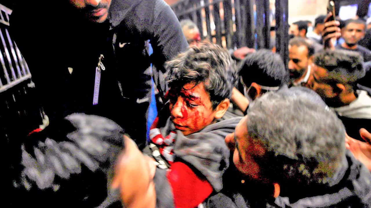 Wounded People Arriving At Nasser Hospital In Khan Yunis