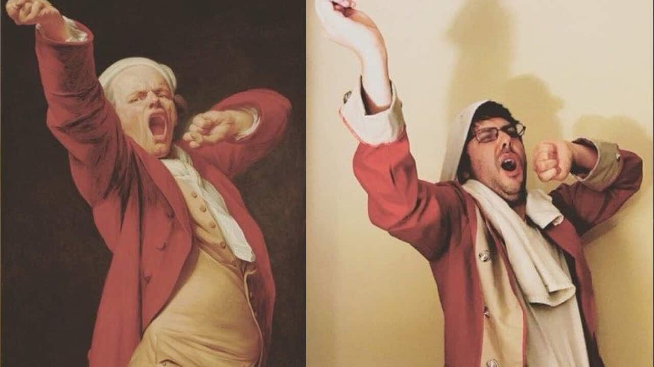 Challenge to recreate famous artworks international