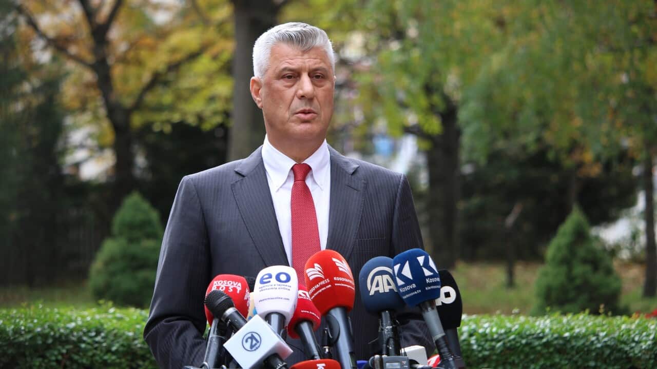 Kosovo President Hashim Thaci resigns