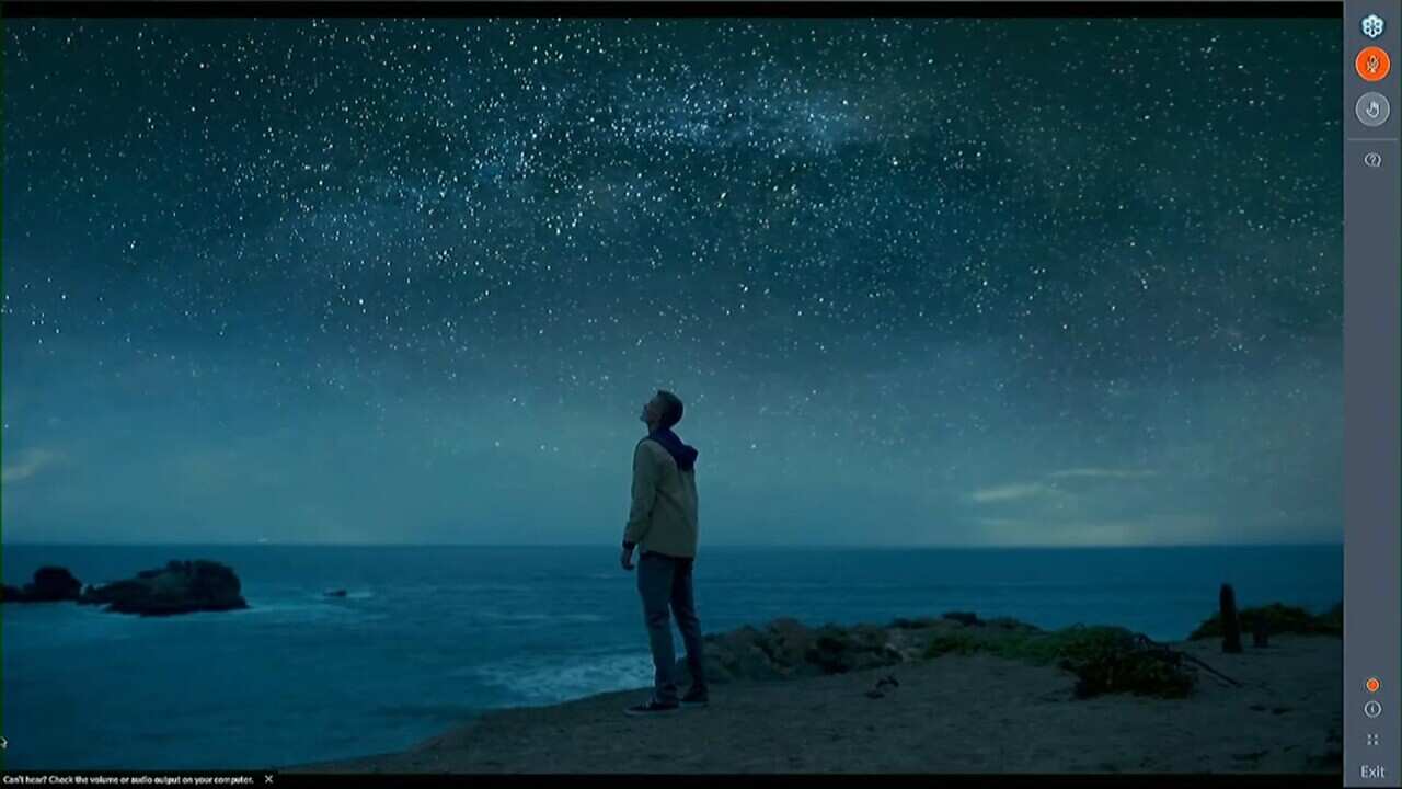 A still image from the US Space Force's new recruitment video