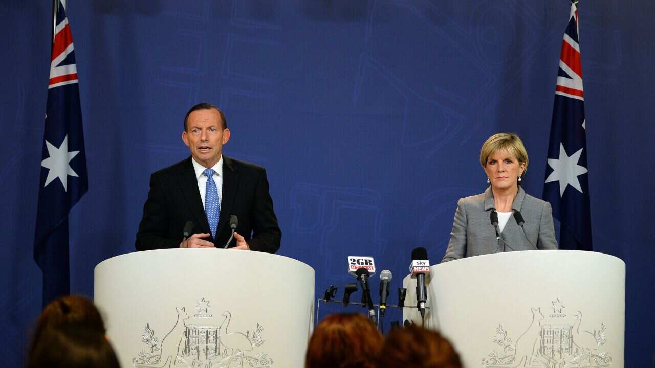 Prime Minister Tony Abbott and Foreign Minister Julie Bishop (AAP)