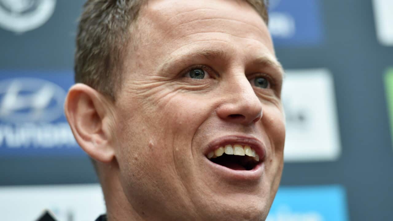 AFL Carlton Blues coach Brendon Bolton