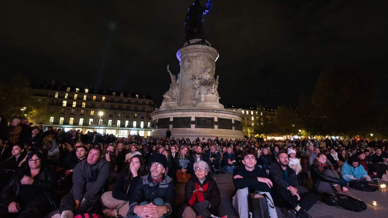 13 november memorial at the Place de la Republique - Paris