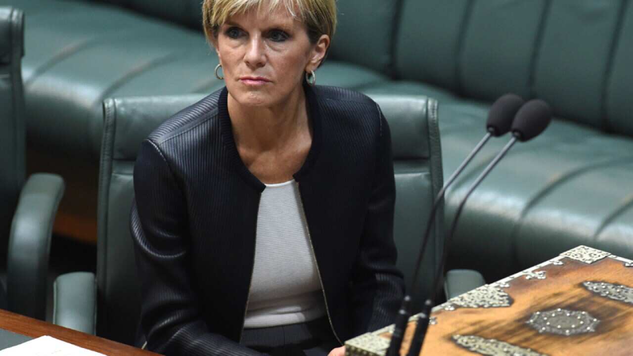 Foreign Affairs Minister Julie Bishop