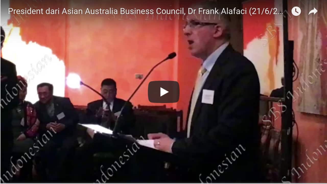 President of Asian Australian Business Council, Dr Frank Alafaci