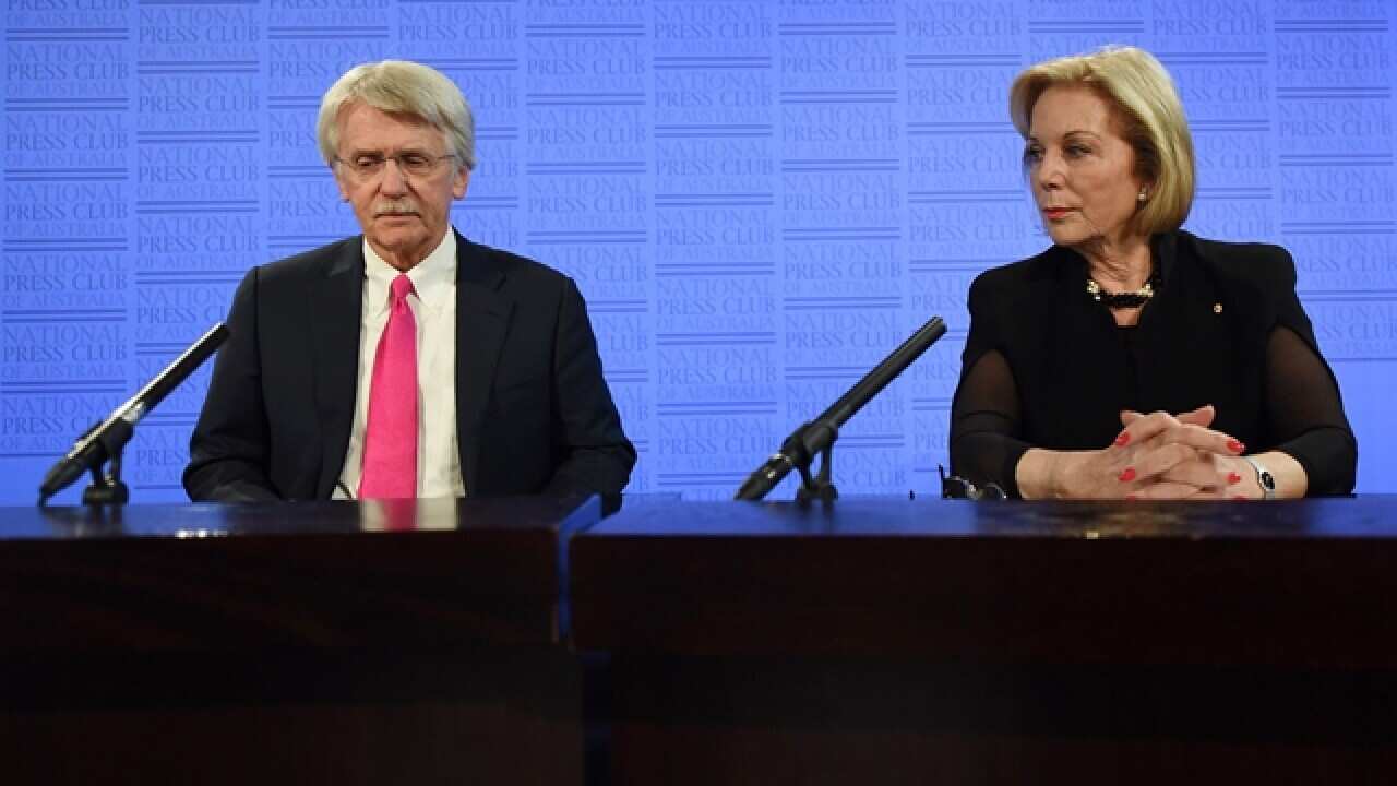 Dr Ron Petersen, Director of the Mayo Clinic Alzheimer’s Disease Research Centre, and Ita Buttrose, National Ambassador of Alzheimer’s Australia.