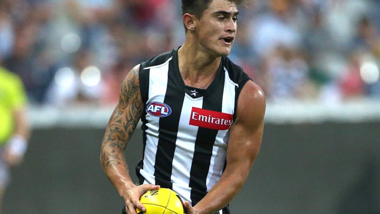 Collingwood's Marley Williams in action
