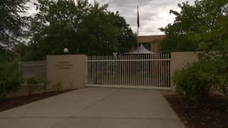 General view of the Embassy of the Islamic Republic of Afghanistan in Canberra