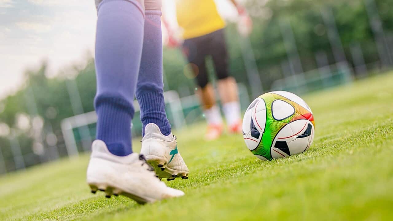 A representative image of football players.