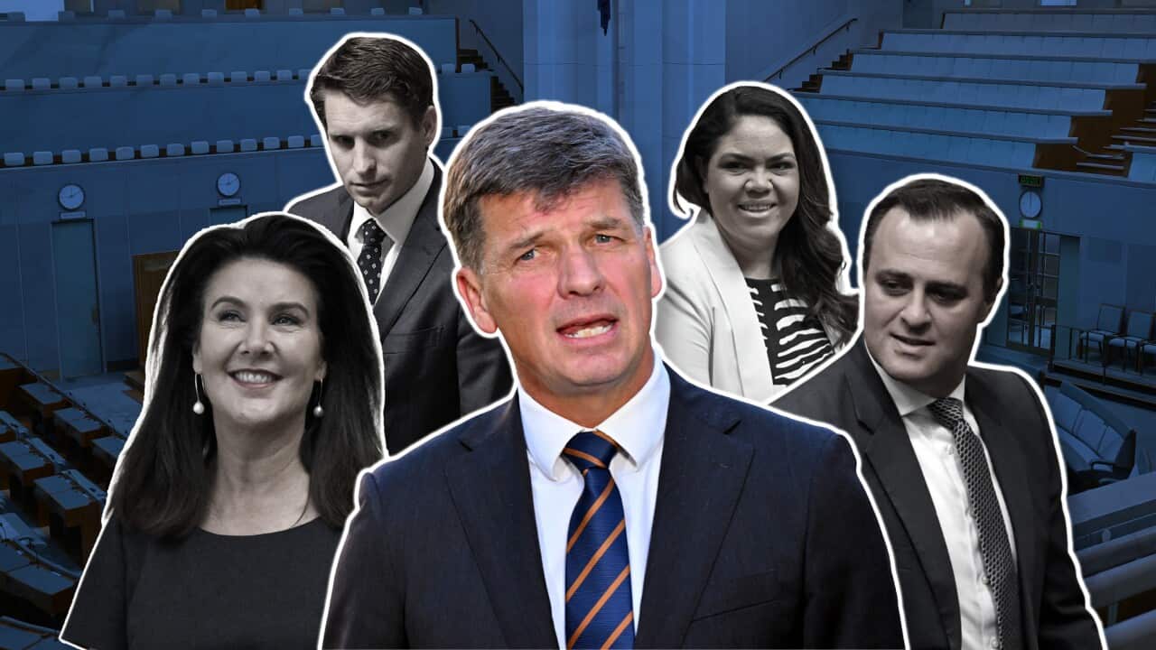 Angus Taylor and his shadow cabinet