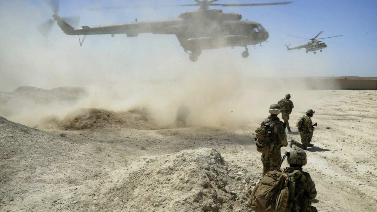 Members the Special Operations Task Group in Kandahar, Afghanistan