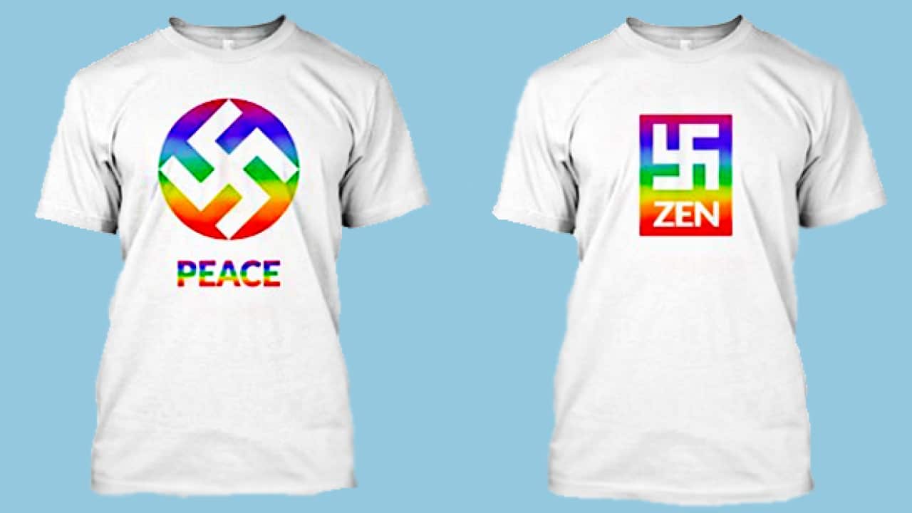 A screenshot of some of KA Designs' shirts, that have now been pulled from the website.
