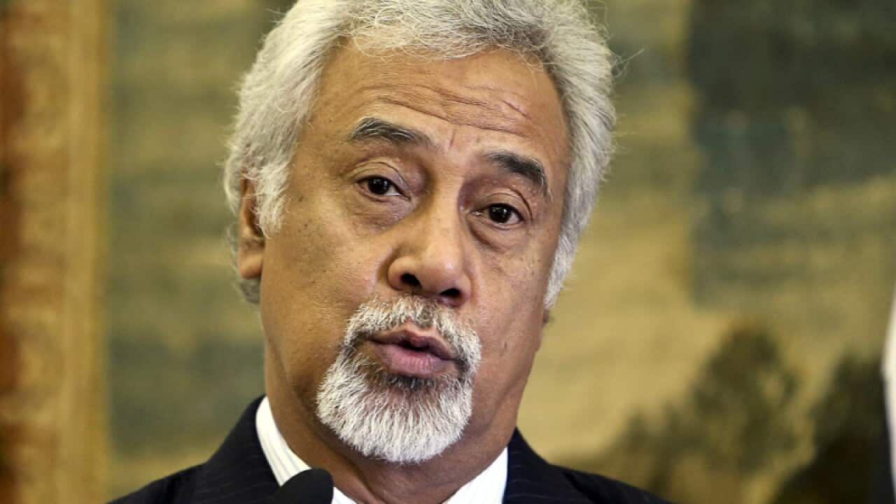 East Timor's resistance hero and PM Xanana Gusmao