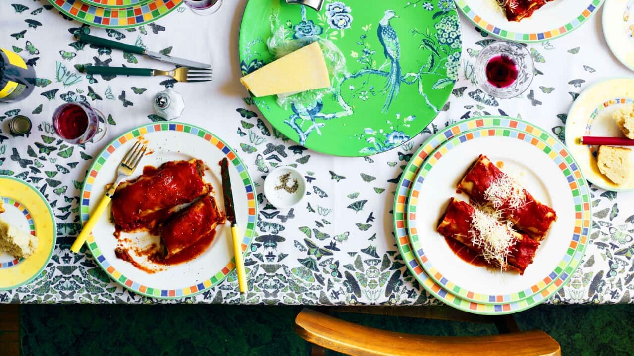 Veal cannelloni (cannelloni di vitello) SBS Food