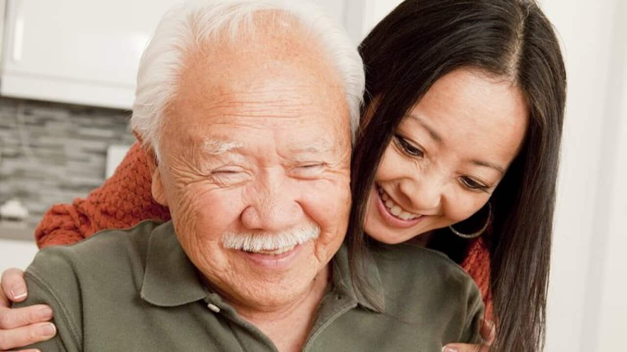 Father and daughter