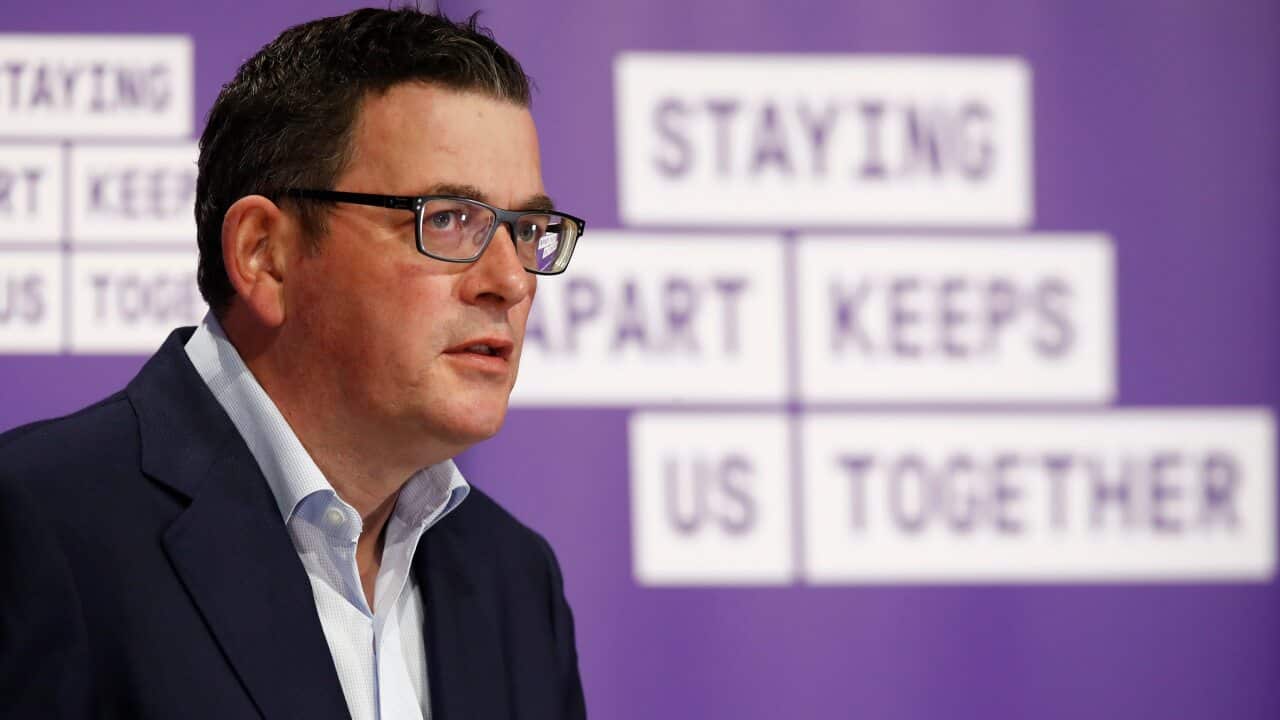 Victorian Premier Daniel Andrews speaks to the media during a press conference in Melbourne, Friday, July 31, 2020. (AAP Image/Daniel Pockett) NO ARCHIVING