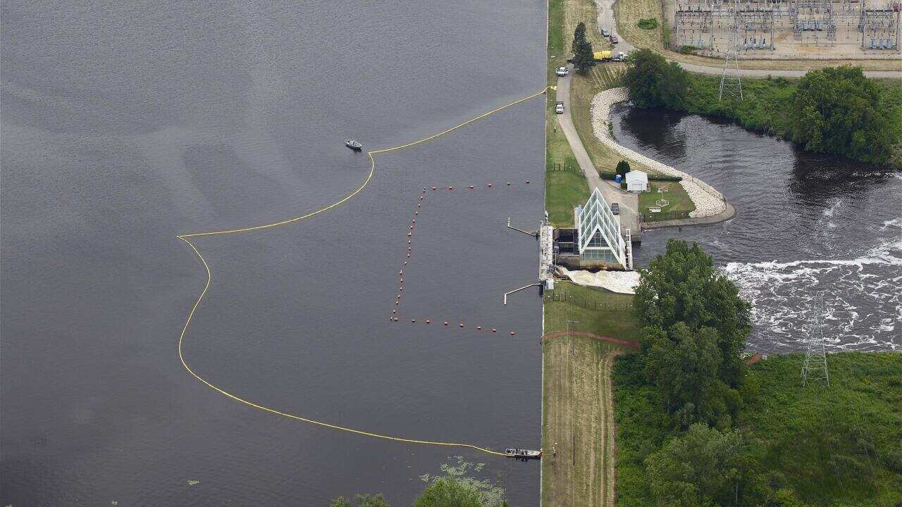 Photo provided by the State of Michigan shows Morrow Lake in Kalamazoo County where there has been series of shootings. (AP)