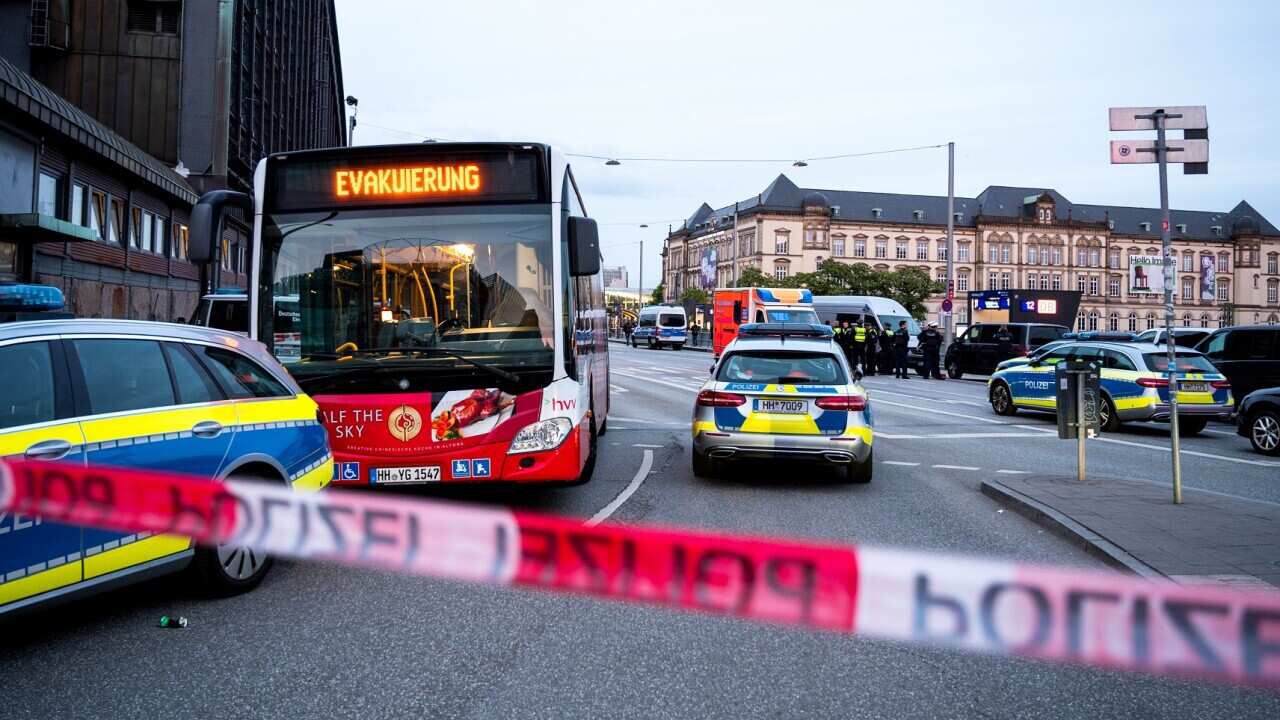 Knife attack at Hamburg central station