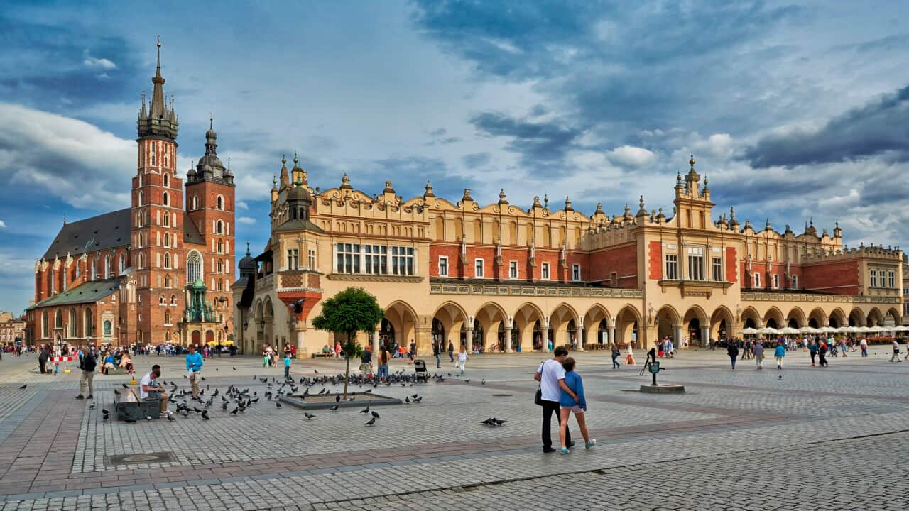 Cloth Hall and St. Mary's Basilica