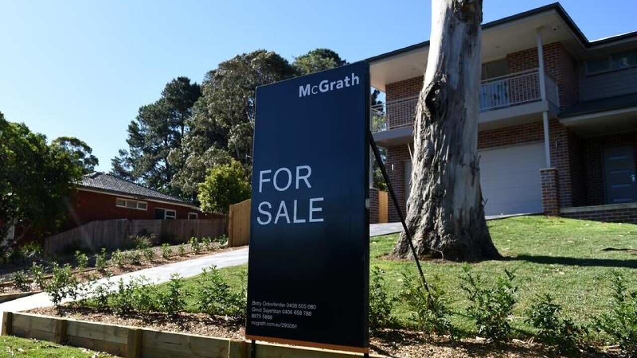 A file image of a house for sale in Sydney