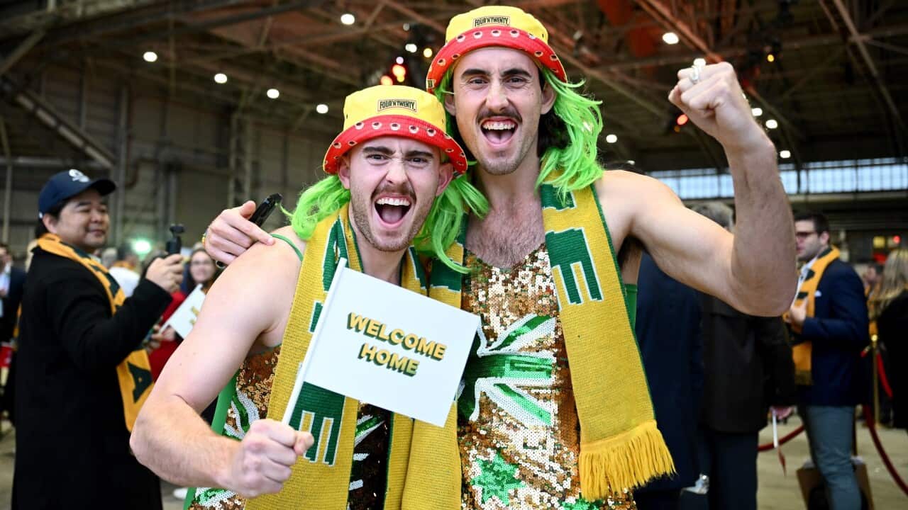 AUSTRALIAN OLYMPIC TEAM ARRIVAL SYDNEY