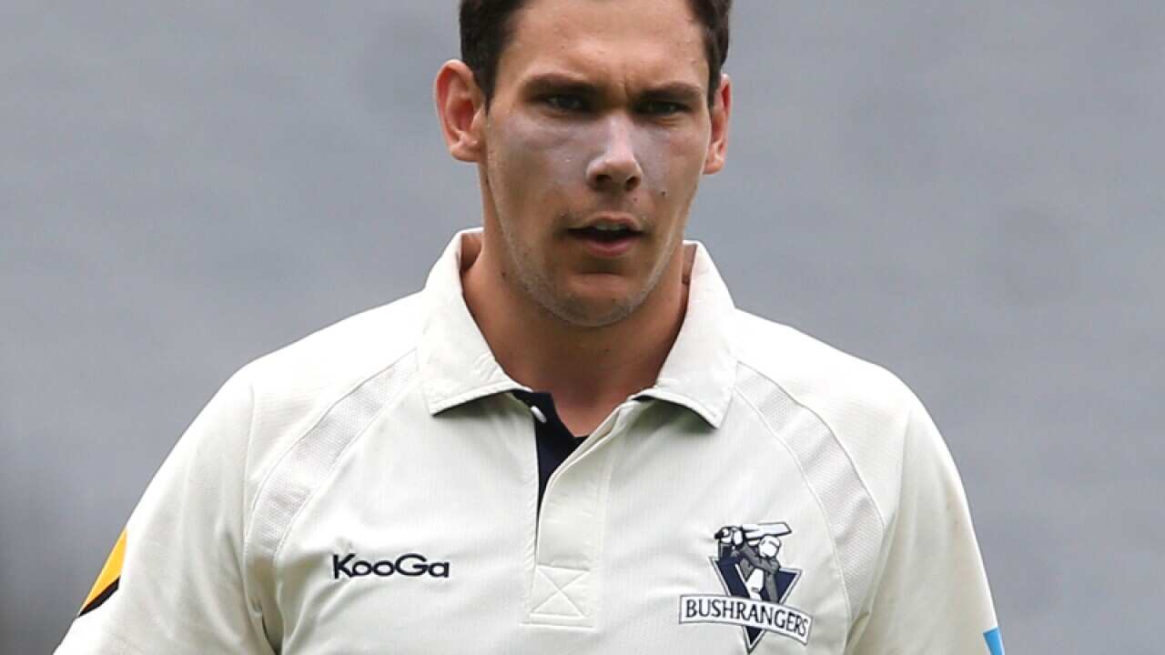 Bushrangers' Scott Boland prepares to bowl