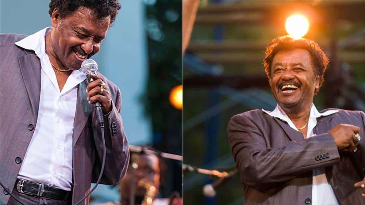 Ethiopian singer Alemayehu Eshete.