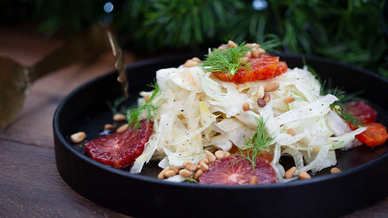 Fennel and blood orange salad