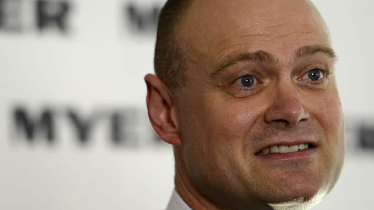 Myer chief executive Richard Umbers