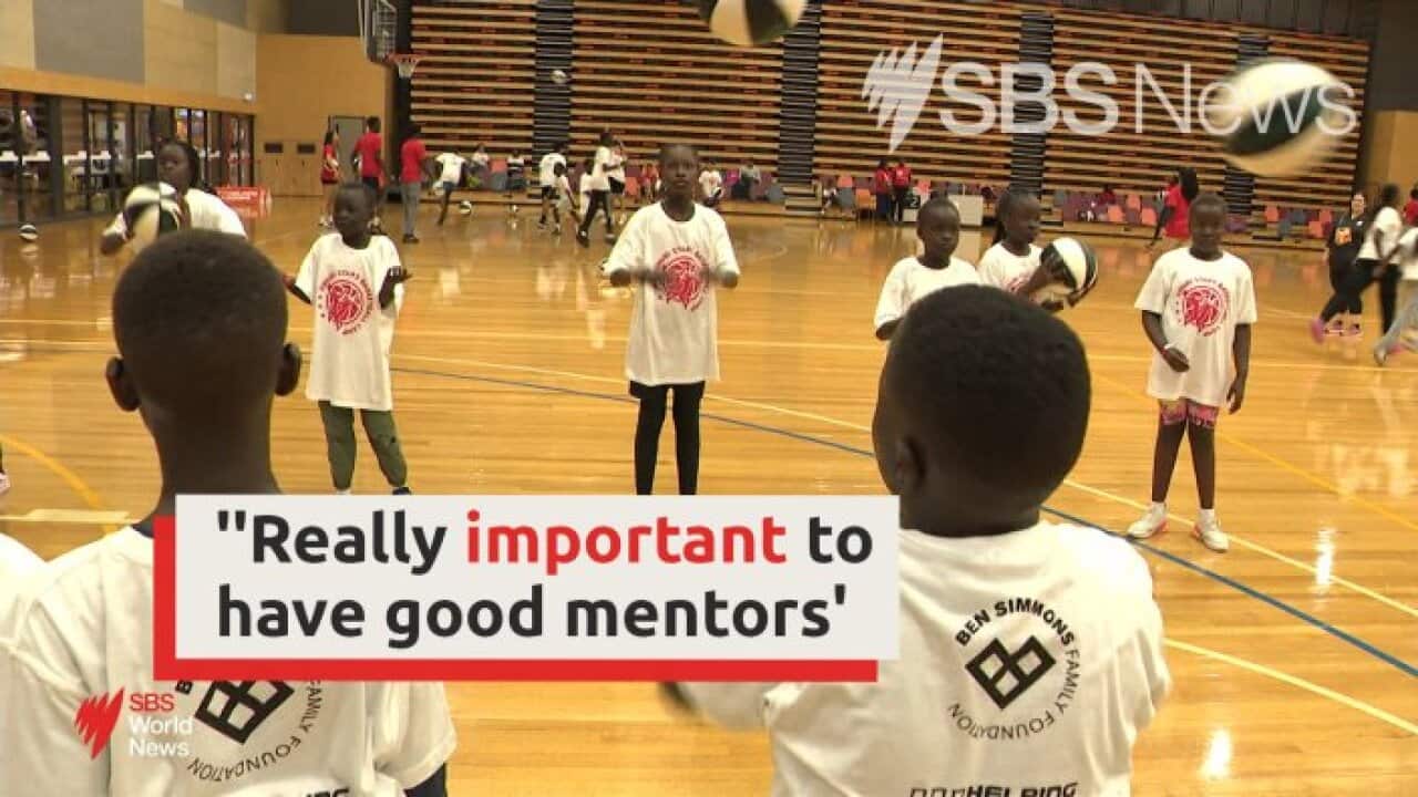 : In Melbourne's outer west, a free basketball clinic has been tapping into the potential of the African community.