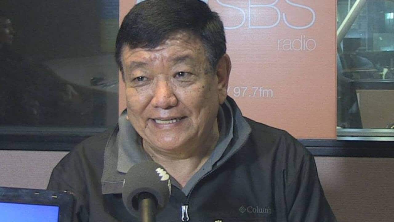 Dr Sanduk Ruit speaking to SBS Nepali on 1 Sept 2017.