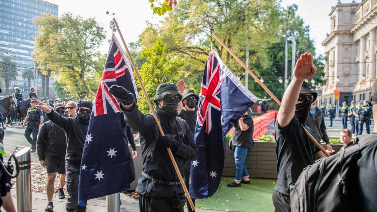 Protest against white supremacy and discrimination in Melbourne, Australia - 13 May 2023