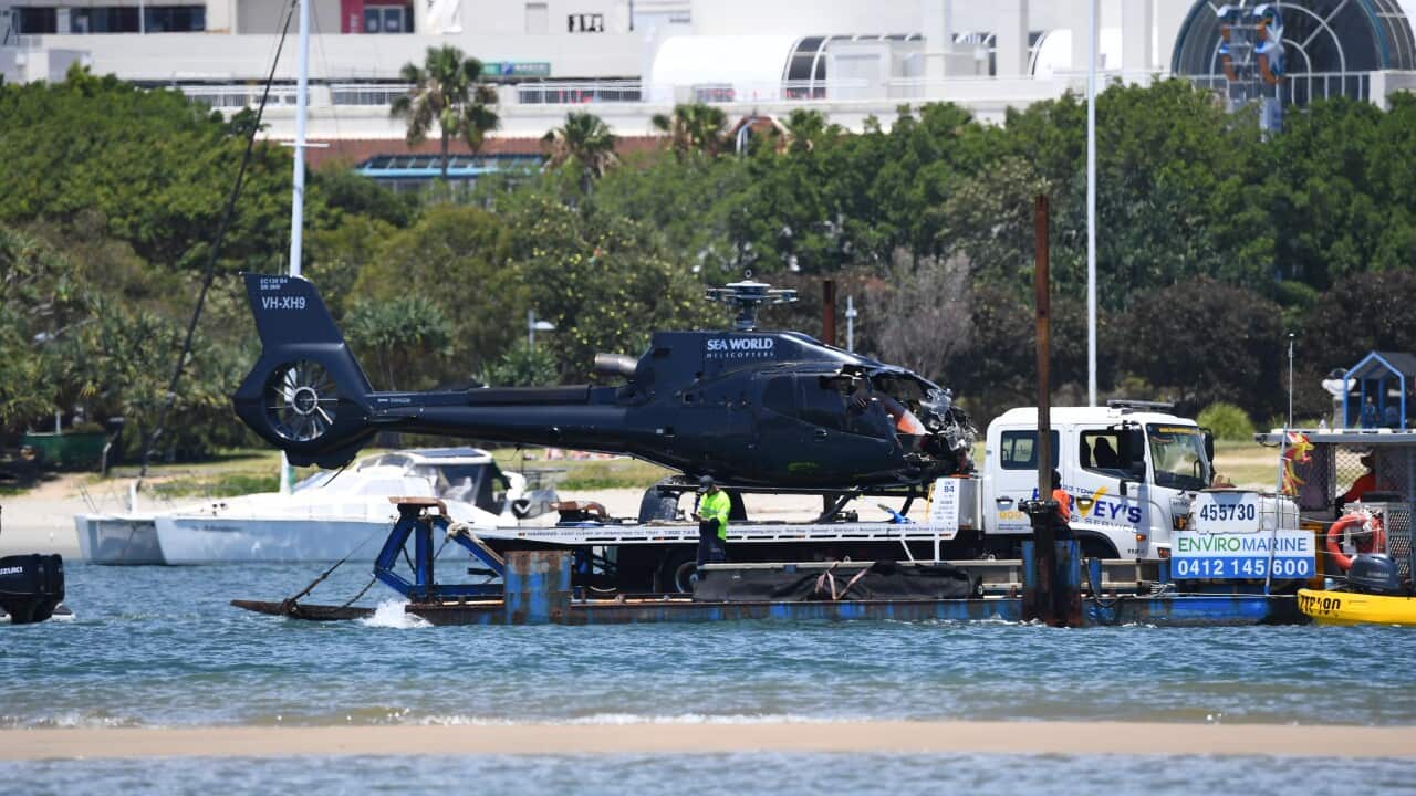 HELICOPTER COLLISION GOLD COAST
