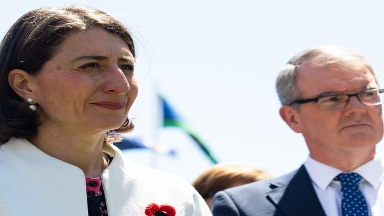 A file image of Gladys Berejiklian and Michael Daley