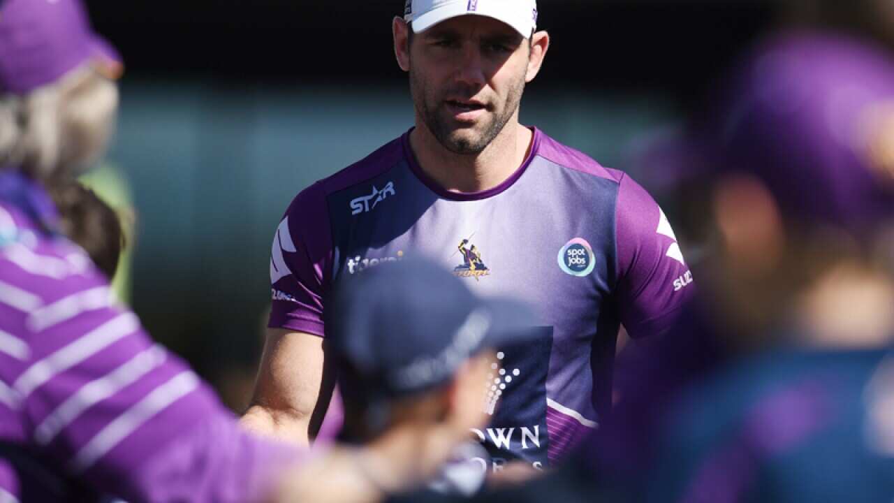 Storm fans greet Cameron Smith