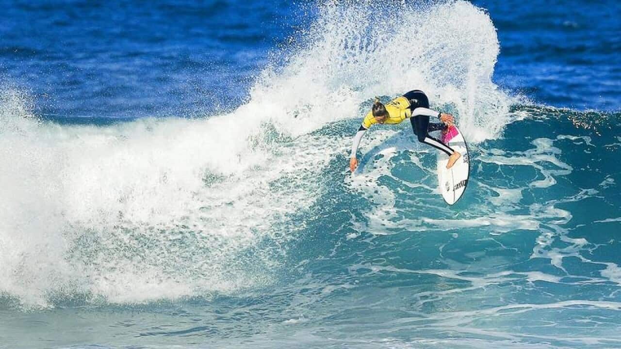 Australia's Sally Fitzgibbons in action