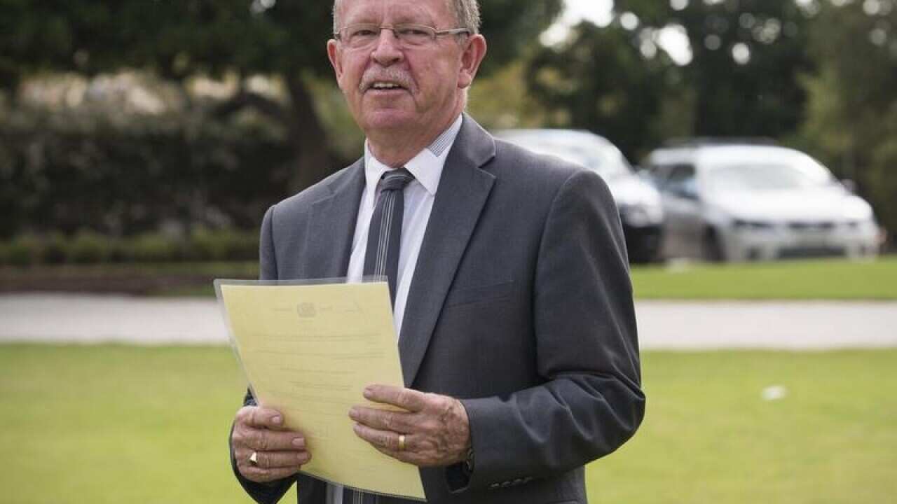 New independent cabinet member Geoff Brock.