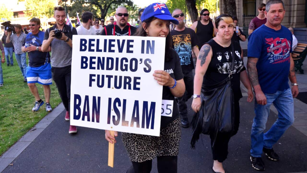 Opponents of Bendigo's proposed mosque