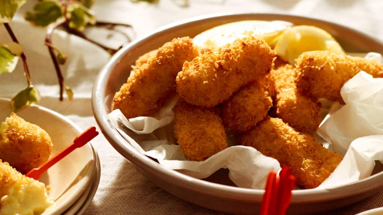 Salt cod croquettes