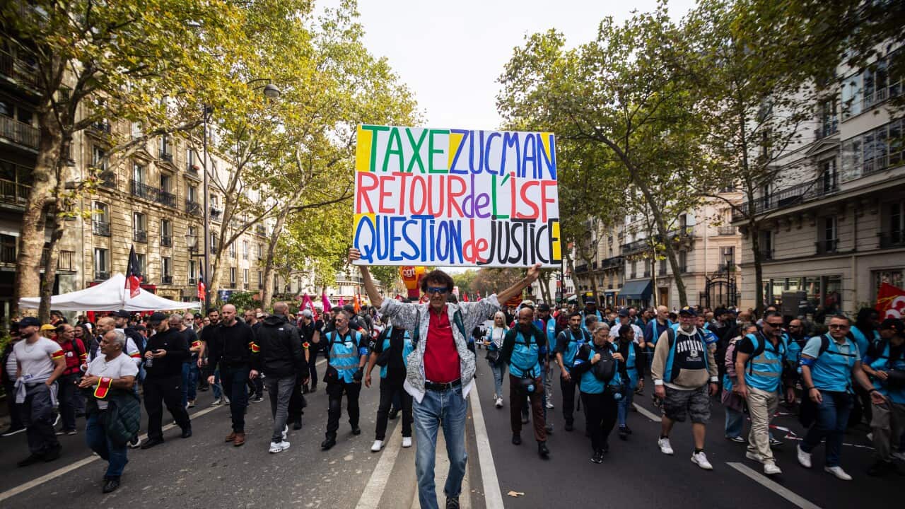 inter union demonstration in Paris, France - 02 Oct 2025