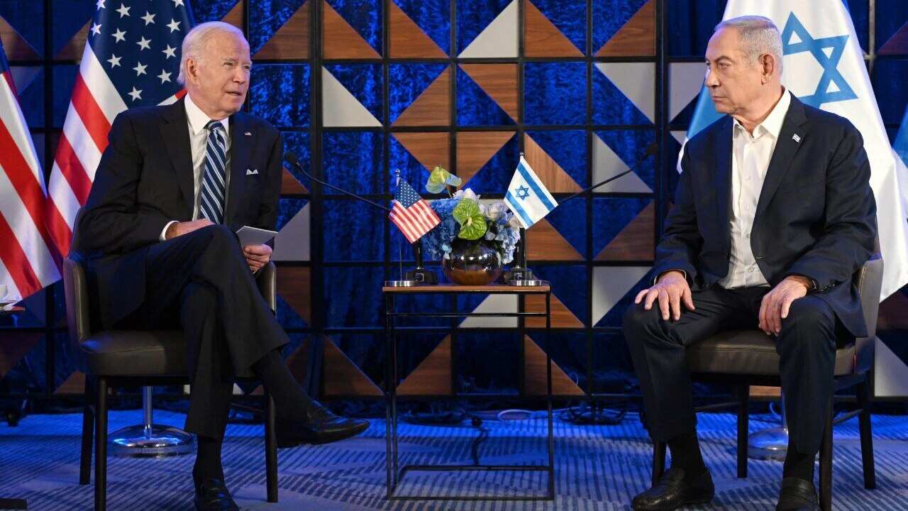 US President Joe Biden in Tel Aviv