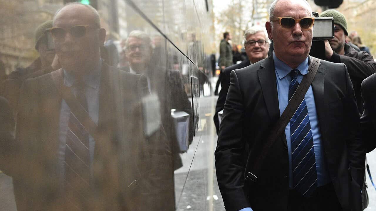 Raffaele di Paolo leaves the Melbourne Magistrates Court in 2016. 