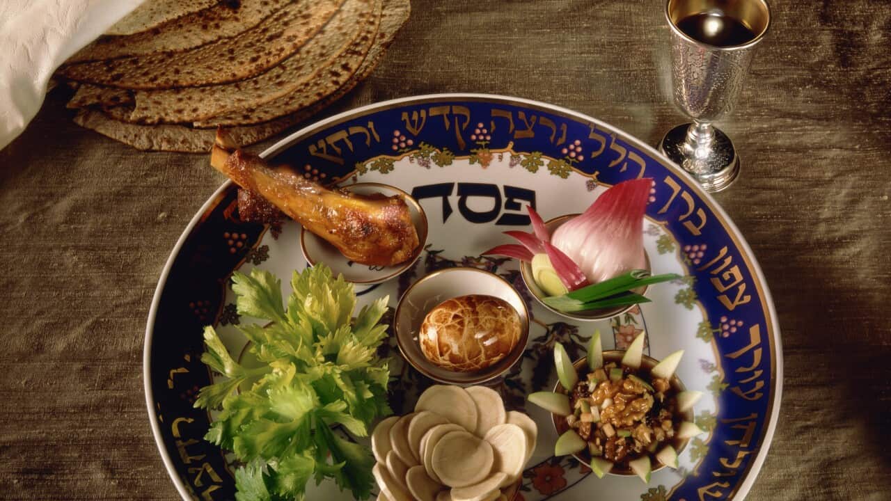 Passover 1 Seder plate