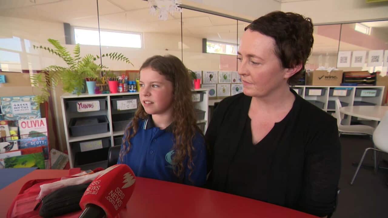 Bella (left) and Rachael Lineham (SBS