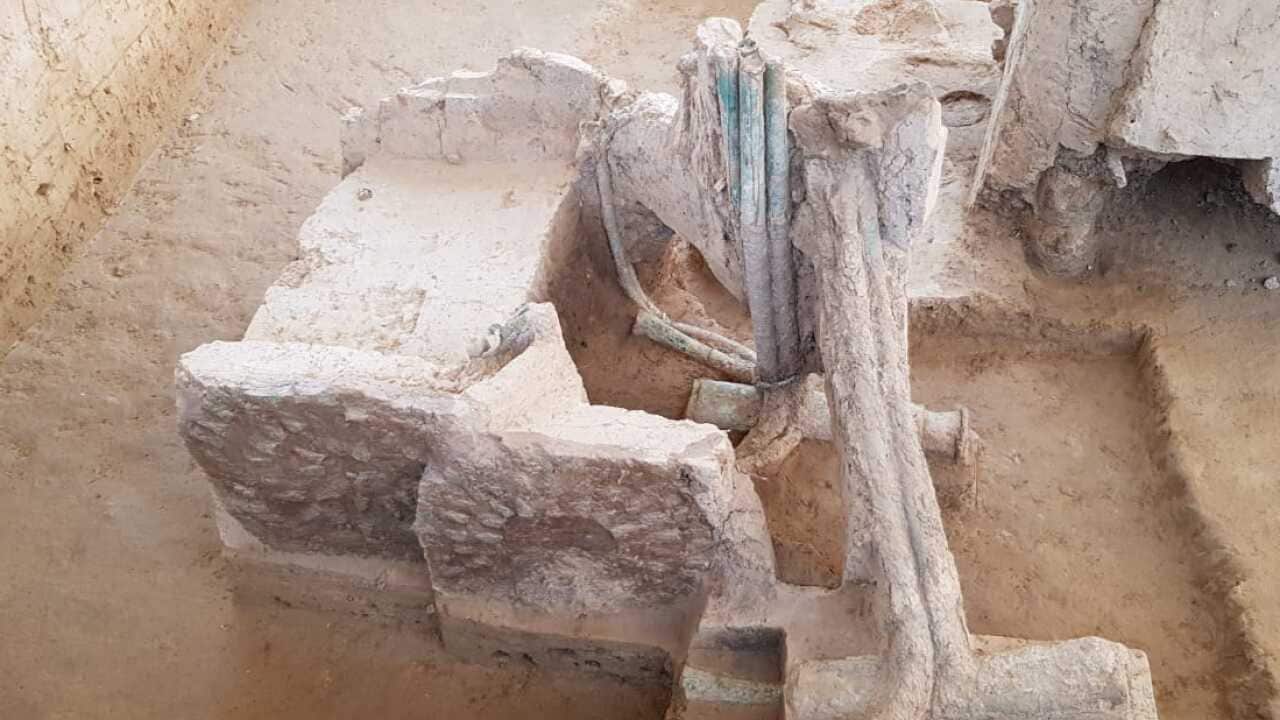 Bronze Age Chariot remains in India