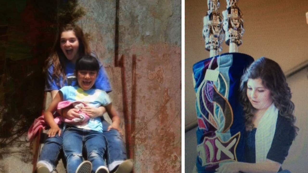 Two girls celebrate different religions