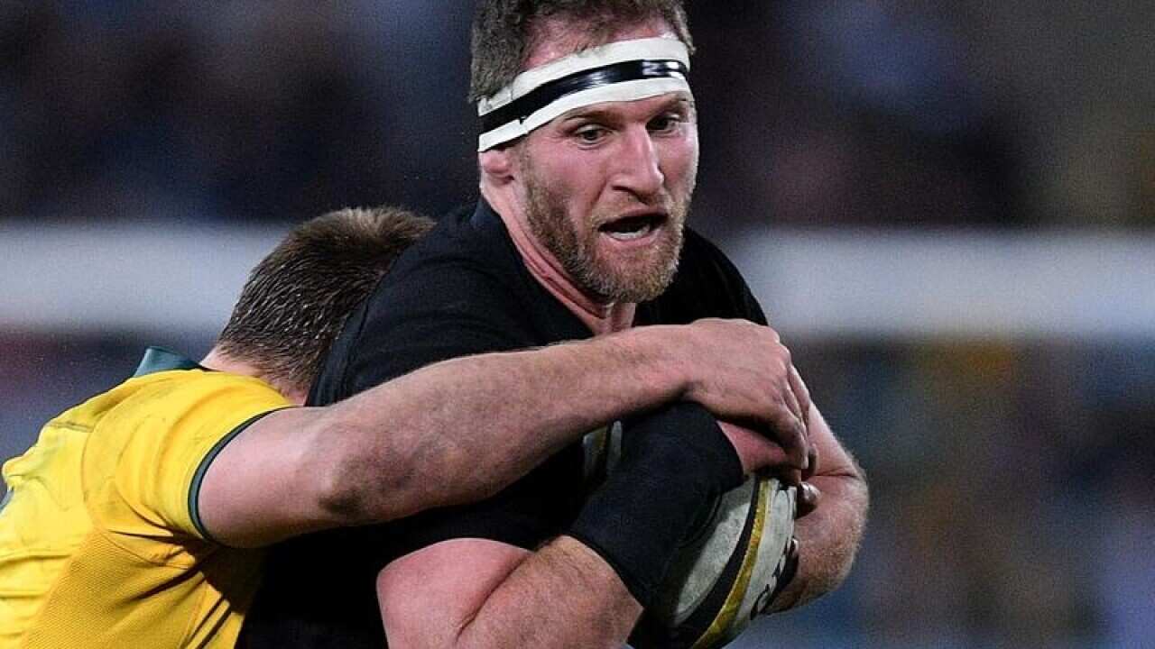 Kieran Read of New Zealand
