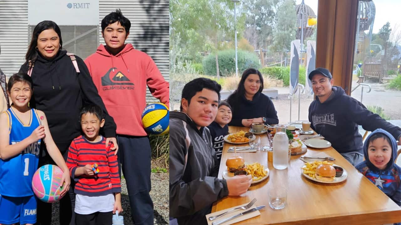 Diane Pajarillo and family