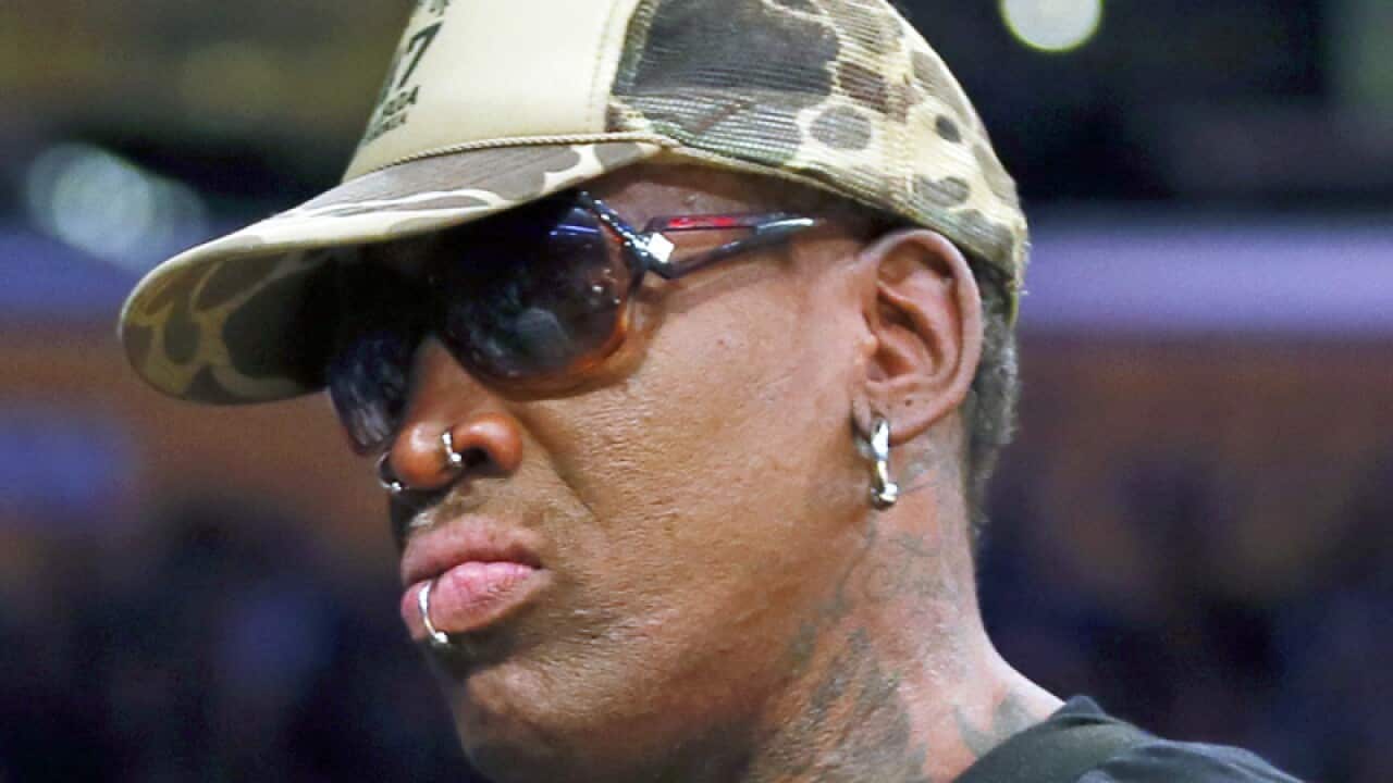 Former basketballer Dennis Rodman